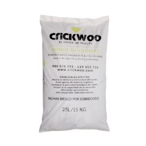 Humus de lombriz Crickwoo 25L – 15Kg