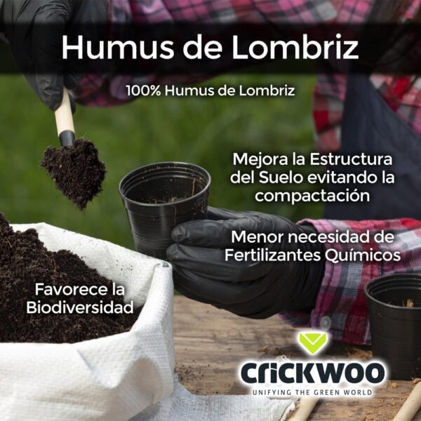 Fertilizzante organico 100% naturale da humus di lombrico